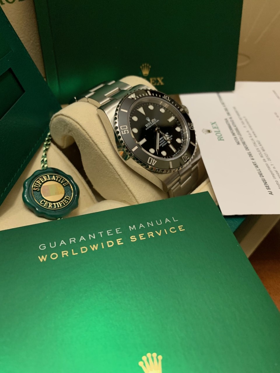 FS: Rolex submariner 124060 Complete Set image 3