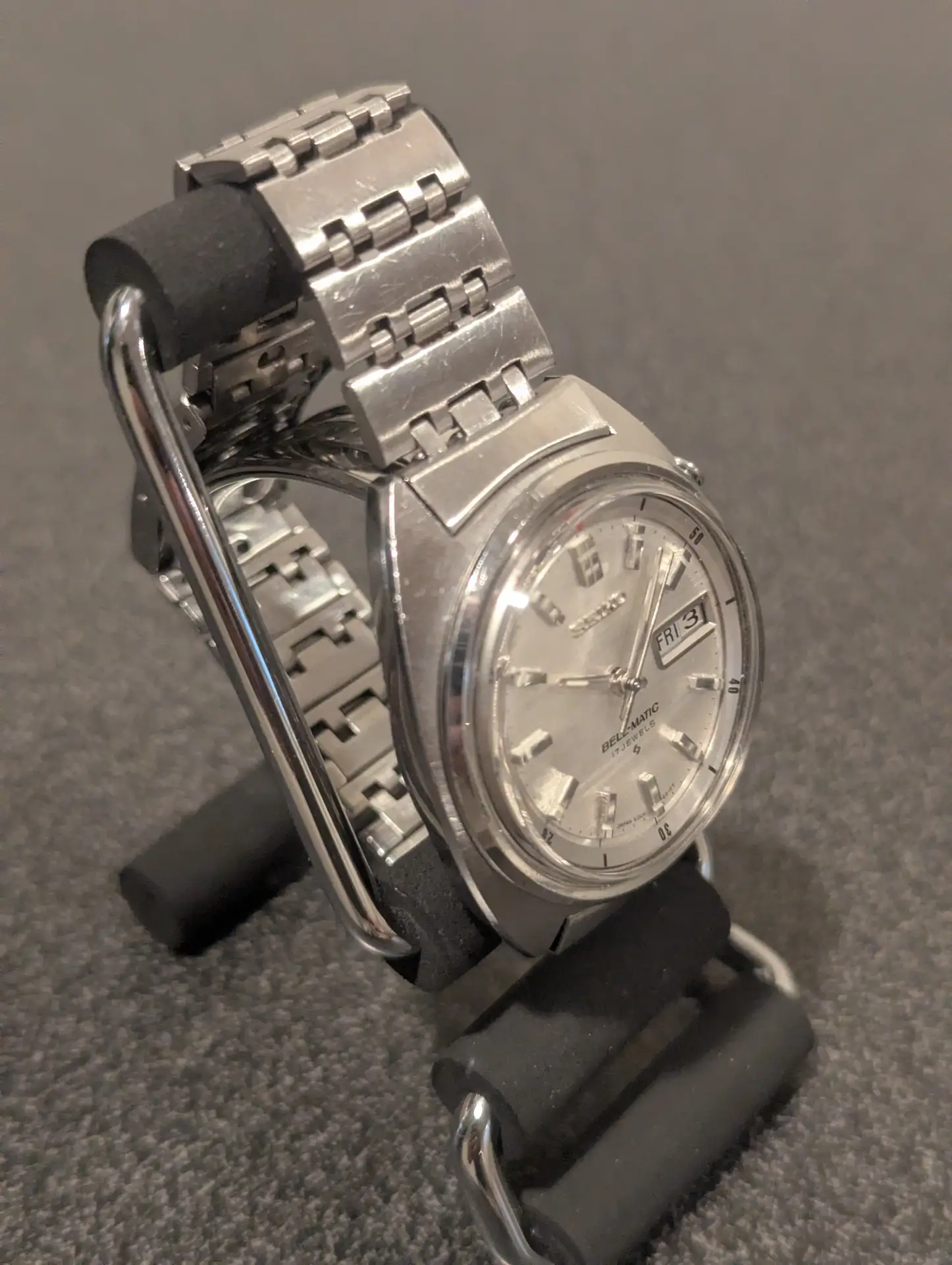 FS: Seiko "BellMatic" Mechanical Alarm Watch 4006-6011 Great Condition on Bracelet image 3
