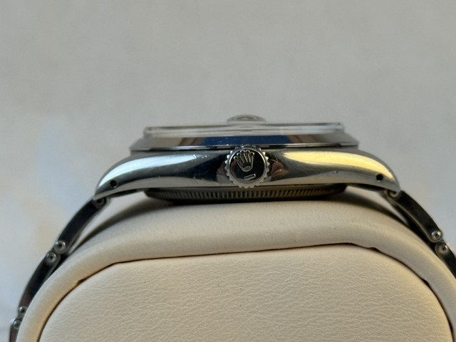 FSOT: Rolex Date Men's Sigma Dial, Ref. 1500 Steel, 34 mm. Bracelet, Boxes & Papers, Serviced. New Price Reduction image 5