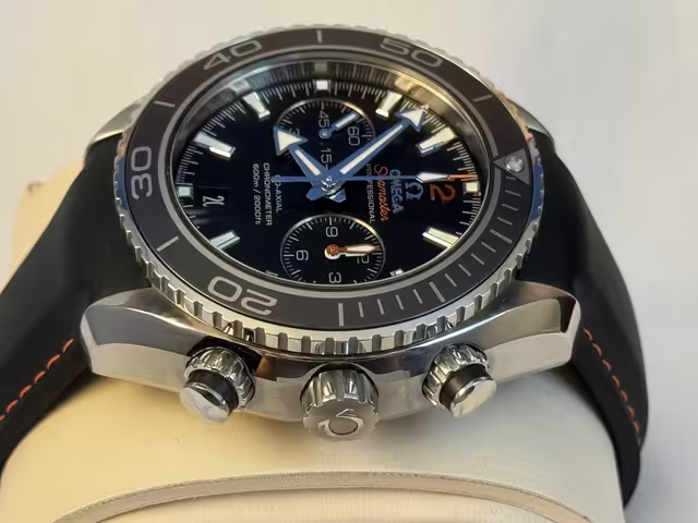 FS: Excellent Omega Planet Ocean Chronograph 600M, Ceramic Bezel, Co-Axial, 45.5. 232.30.46.51.01.003 Steel Boxes & Papers plus Bonus image 6