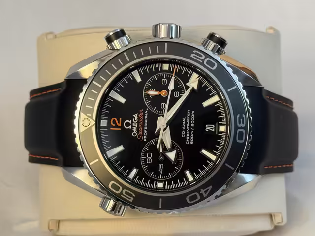 FS: Excellent Omega Planet Ocean Chronograph 600M, Ceramic Bezel, Co-Axial, 45.5. 232.30.46.51.01.003 Steel Boxes & Papers plus Bonus image 2