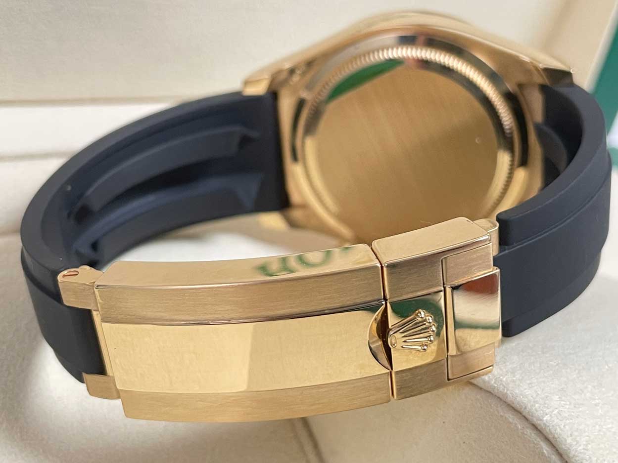 FS: Rolex Daytona Yellow Gold Oysterflex 126518LN Paul Newman 2024 Mint image 5