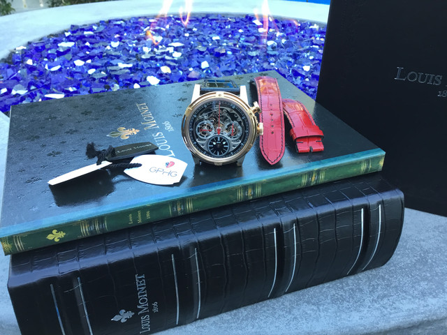 FS: Louis Moinet Memoris Chronograph Red Gold 79.50.55 image 2