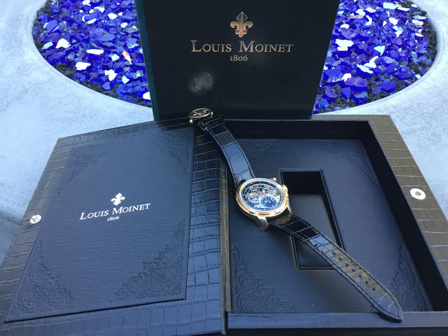 FS: Louis Moinet Memoris Chronograph Red Gold 79.50.55 image 3