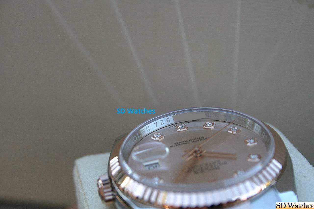 FS: ROLEX 116231 DATEJUST WATCH 36MM PINK DIAMOND DIAL image 5