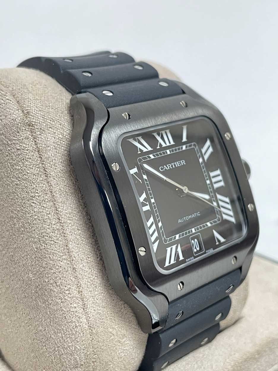 FS: Cartier Santos Large DLC ADLC wssa0039 image 2