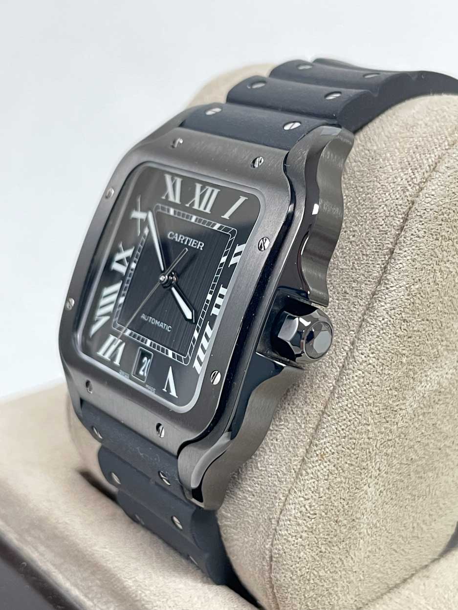 FS: Cartier Santos Large DLC ADLC wssa0039 image 3
