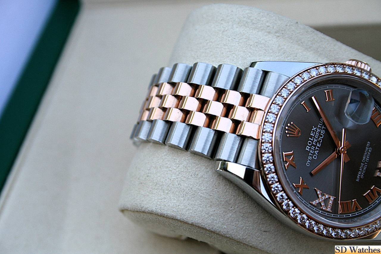 FS: ROLEX 126281RBR DATEJUST SLATE DIAMOND DIAL DIAMOND BEZEL image 3
