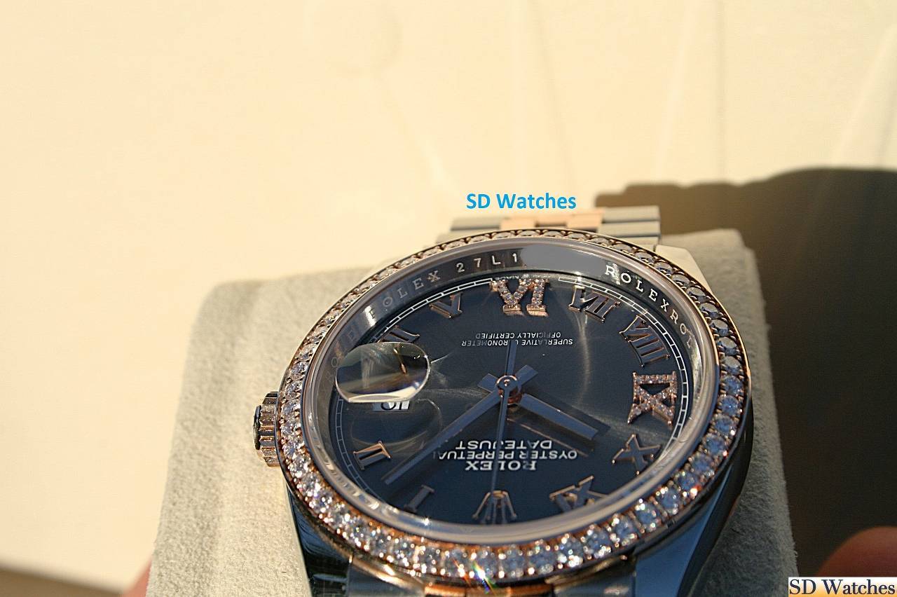 FS: ROLEX 126281RBR DATEJUST SLATE DIAMOND DIAL DIAMOND BEZEL image 5