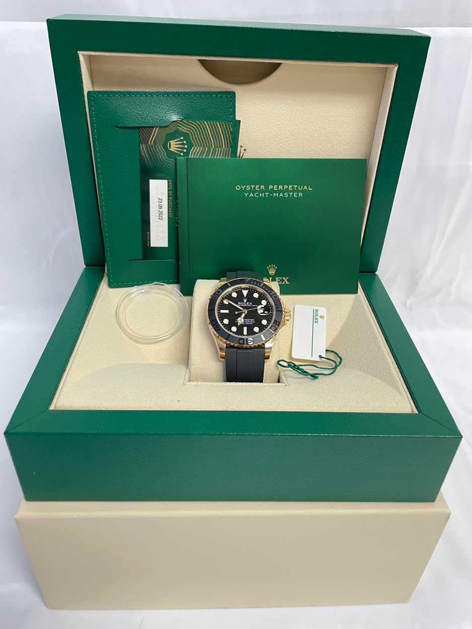 FS: Rolex Yacht Master Yellow Gold Oysterflex 226658 image 6