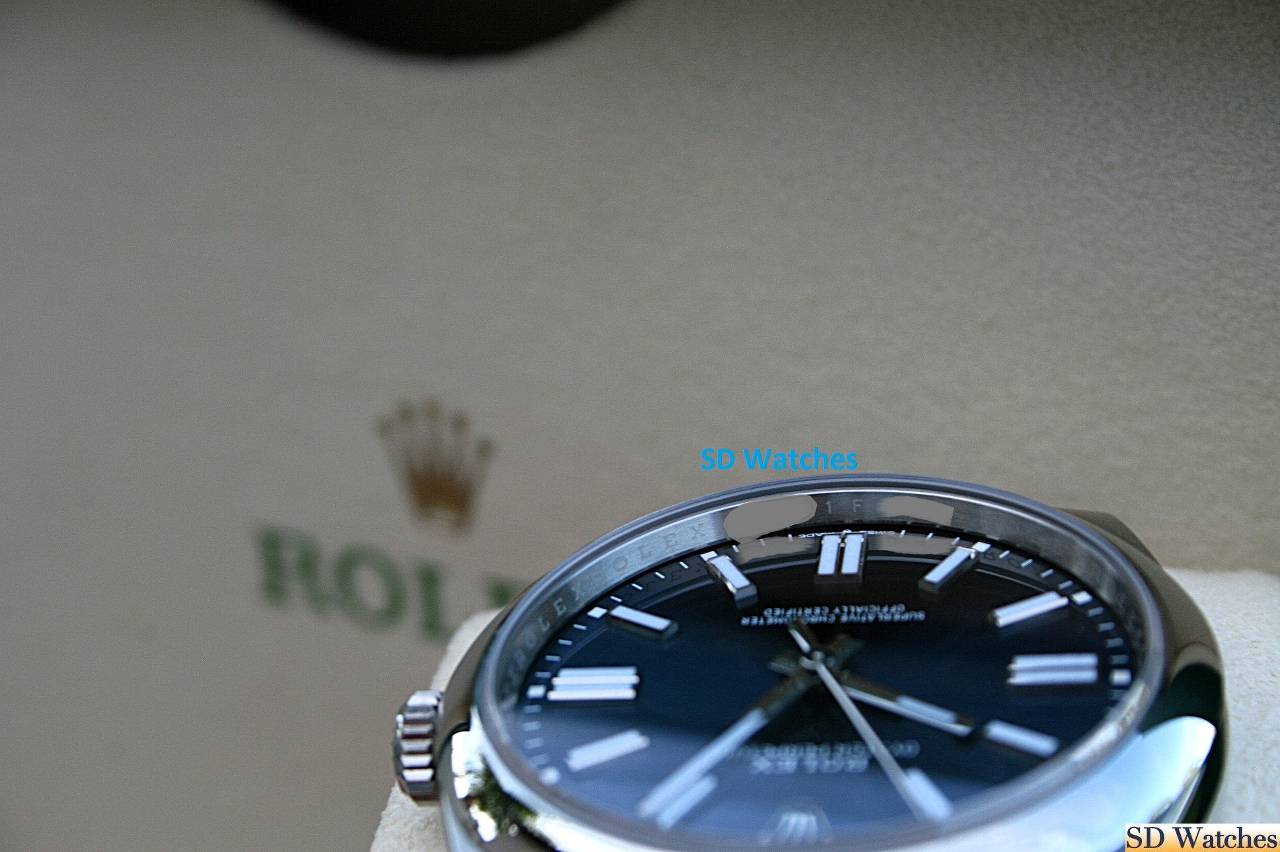 FS: ROLEX 124300 OYSTER PERPETUAL WATCH BLUE DIAL image 5
