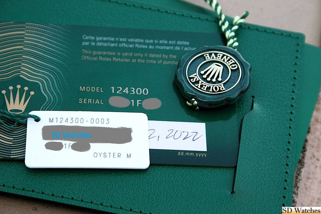 FS: ROLEX 124300 OYSTER PERPETUAL WATCH BLUE DIAL image 6