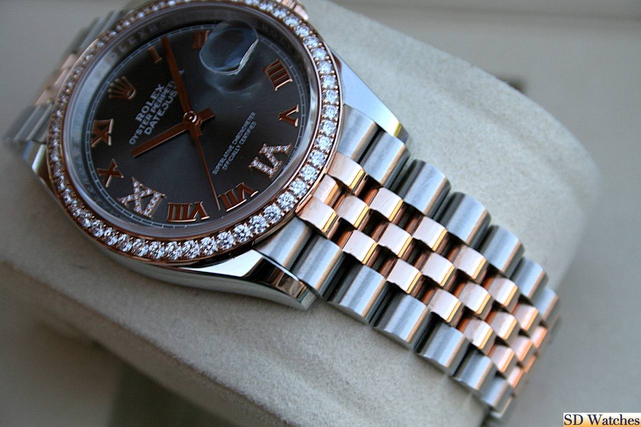 FS: ROLEX 126281RBR DATEJUST SLATE DIAMOND DIAL DIAMOND BEZEL image 2