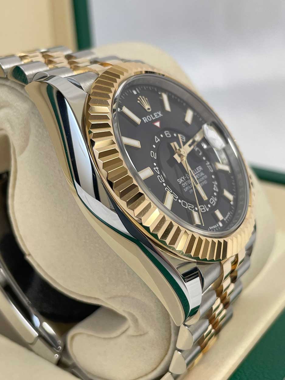 FS: Rolex Skydweller Sky-Dweller 336933 SS/18k Black Jubilee 12/25 image 2