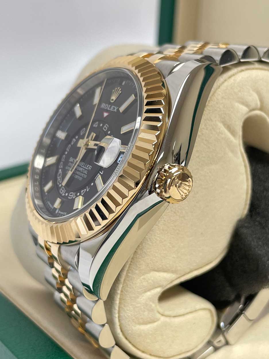 FS: Rolex Skydweller Sky-Dweller 336933 SS/18k Black Jubilee 12/25 image 3