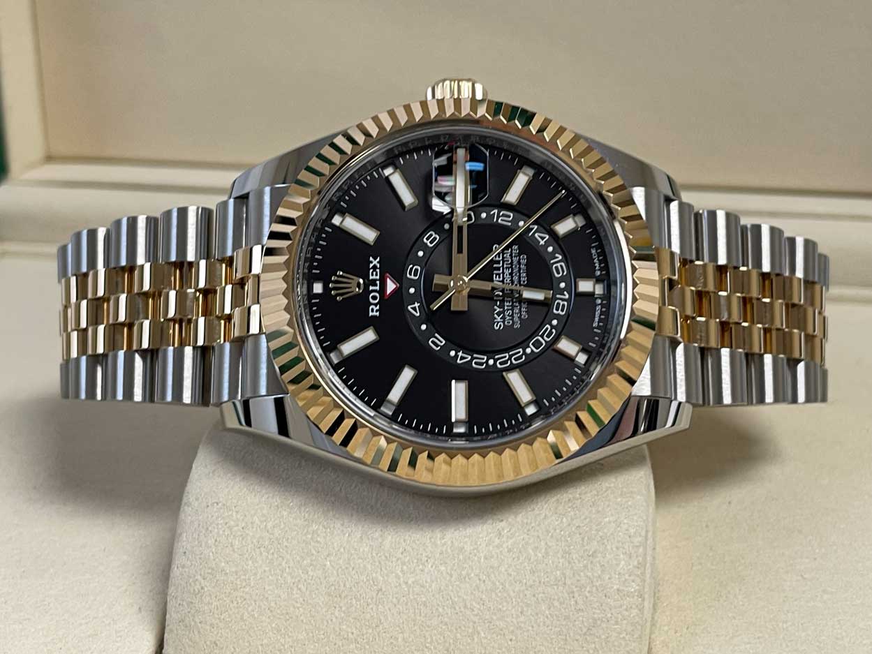 FS: Rolex Skydweller Sky-Dweller 336933 SS/18k Black Jubilee 12/25 image 4