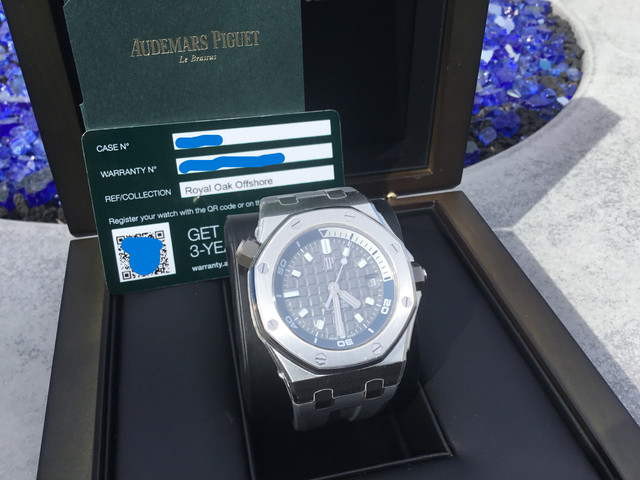 FS: AP ROOS Diver 15720ST.OO.A009CA.01 & Rubens Barrichello II 26078IO.OO.D001VS.01 image 2