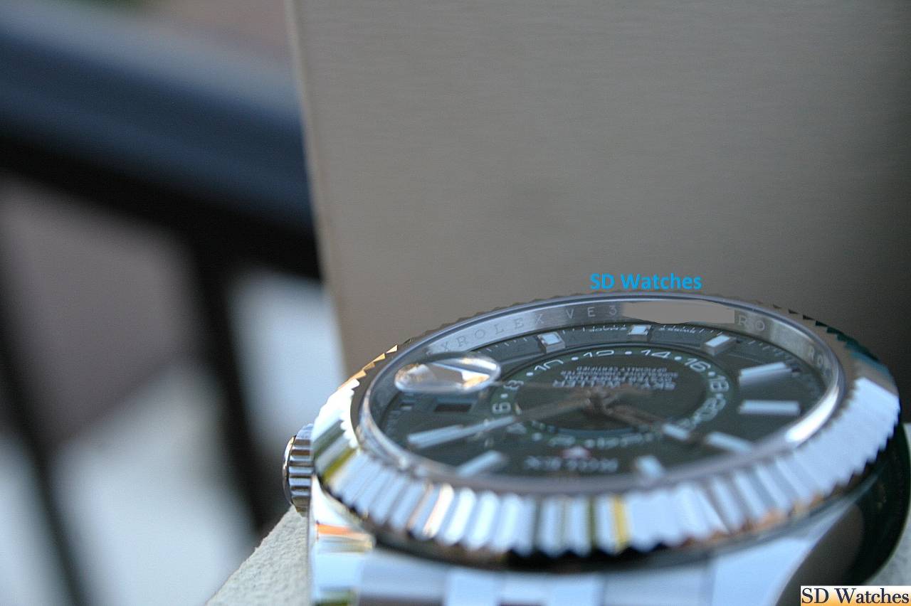 FS: ROLEX 336934 SKYDWELLER WATCH MINT GREEN DIAL JUBILEE image 5