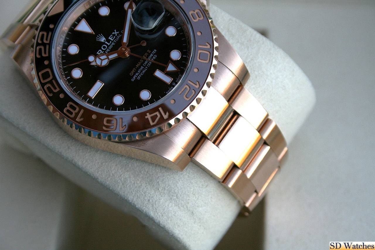 FS: ROLEX 126715CHNR GMT MASTER II 18K ROSE GOLD ROOTBEER image 2