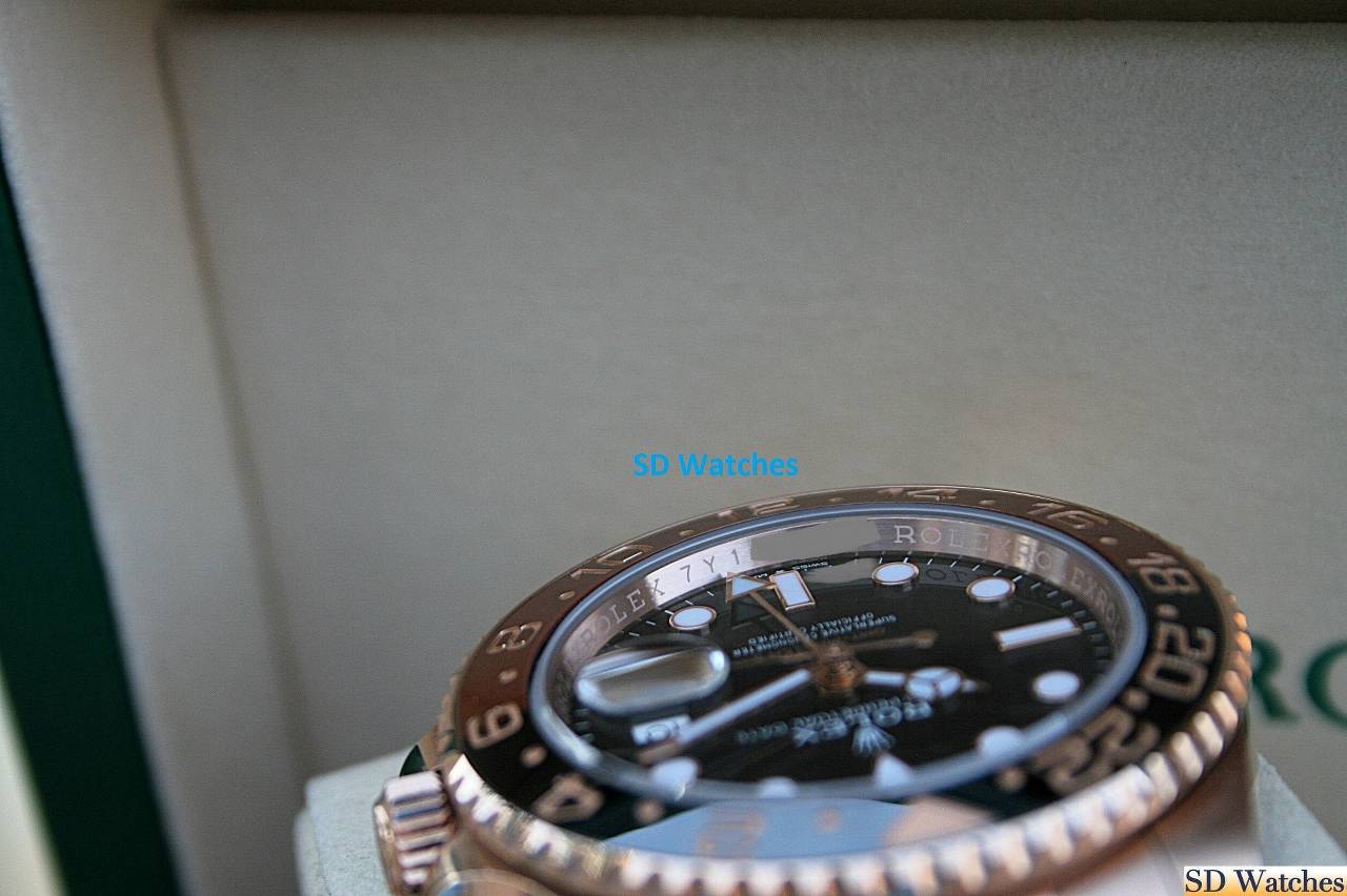 FS: ROLEX 126715CHNR GMT MASTER II 18K ROSE GOLD ROOTBEER image 5