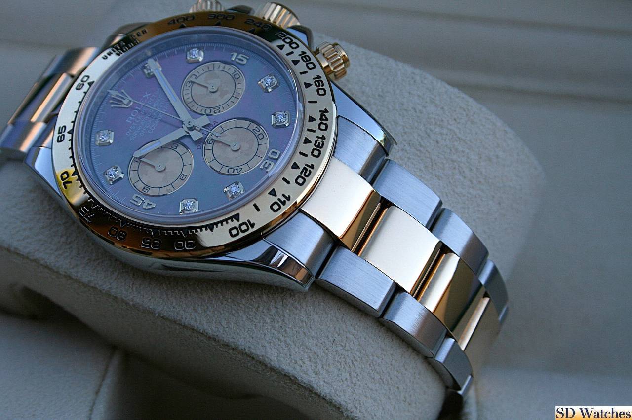 FS: ROLEX 116503 DAYTONA WATCH MOP GOLD CRYSTAL WITH DIAMONDS image 2