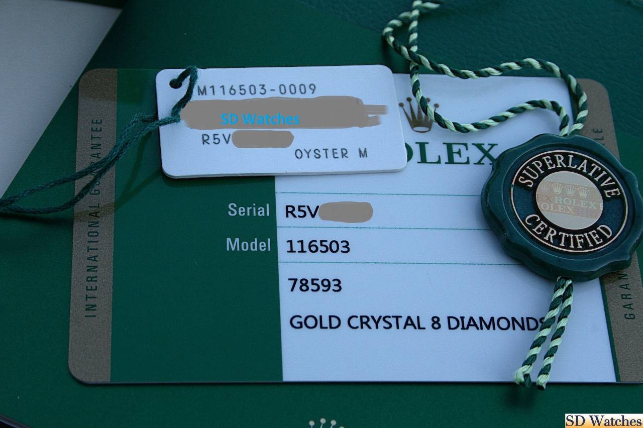 FS: ROLEX 116503 DAYTONA WATCH MOP GOLD CRYSTAL WITH DIAMONDS image 6