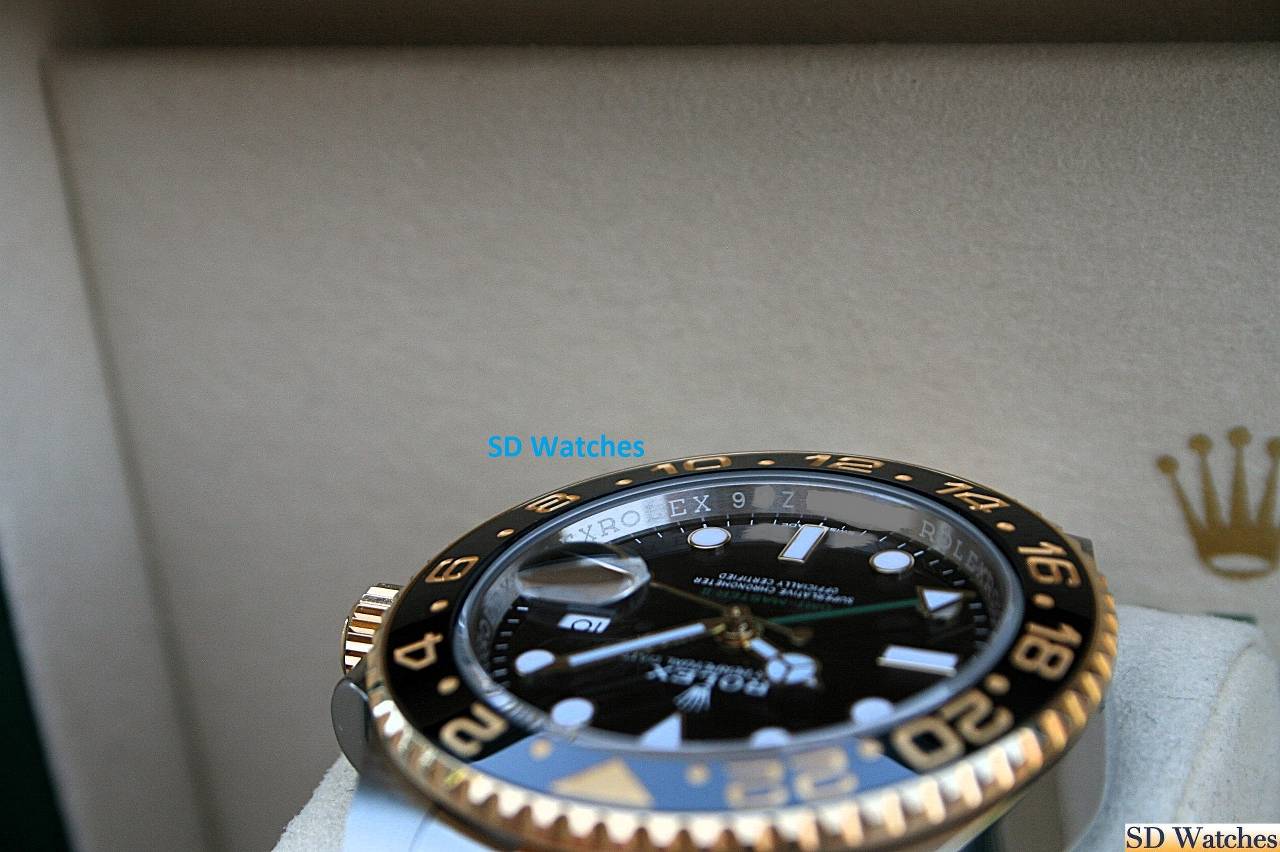 FS: ROLEX 116713 GMT MASTER II WATCH 18K/SS image 5