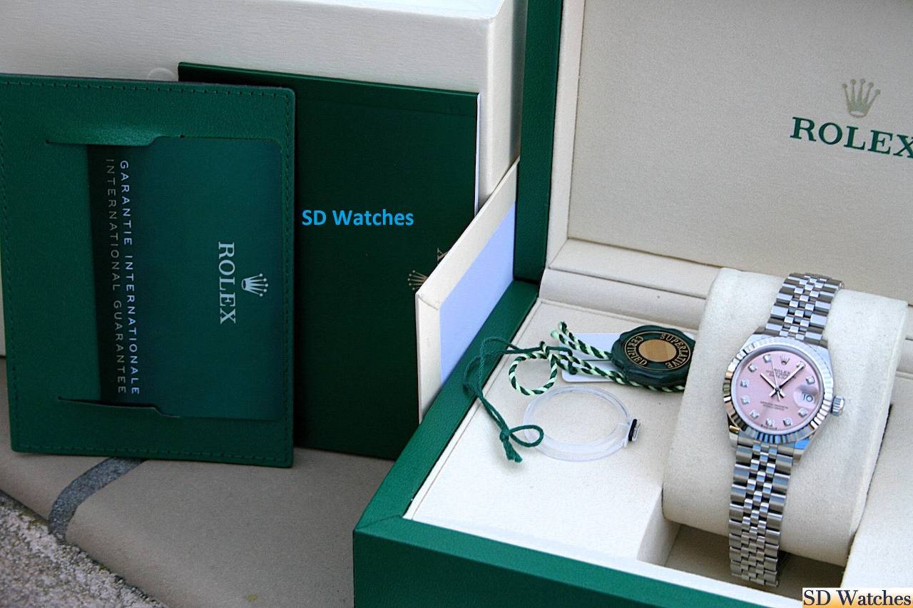 FS: ROLEX 279174 DATEJUST LADIES WATCH 28MM PINK DIAMOND DIAL image 6