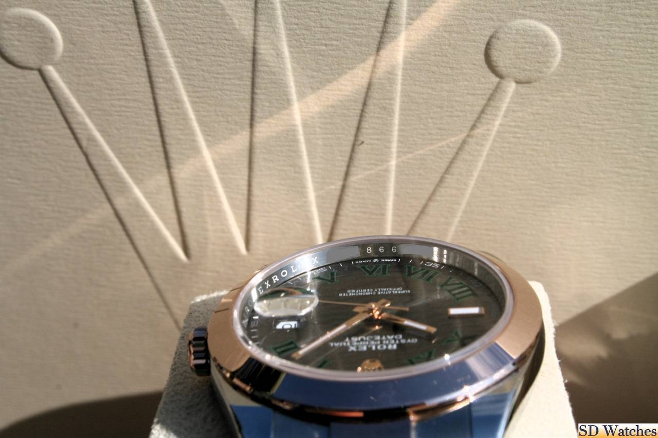 FS: ROLEX 126301 DATEJUST 41 18K/SS WITH WIMBLEDON DIAL image 5