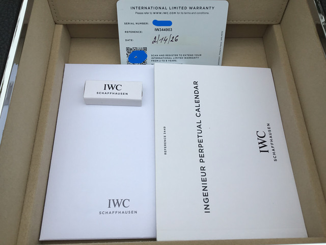 FS: IWC PERPETUAL CALENDAR INGENIEUR IW344903 image 2