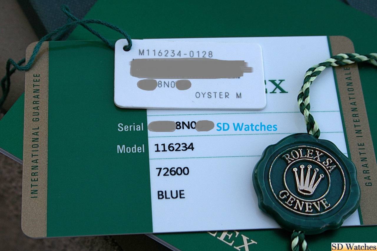 FS: Rolex 116234 Datejust Watch Blue Marker Fluted Bezel Oyster image 6