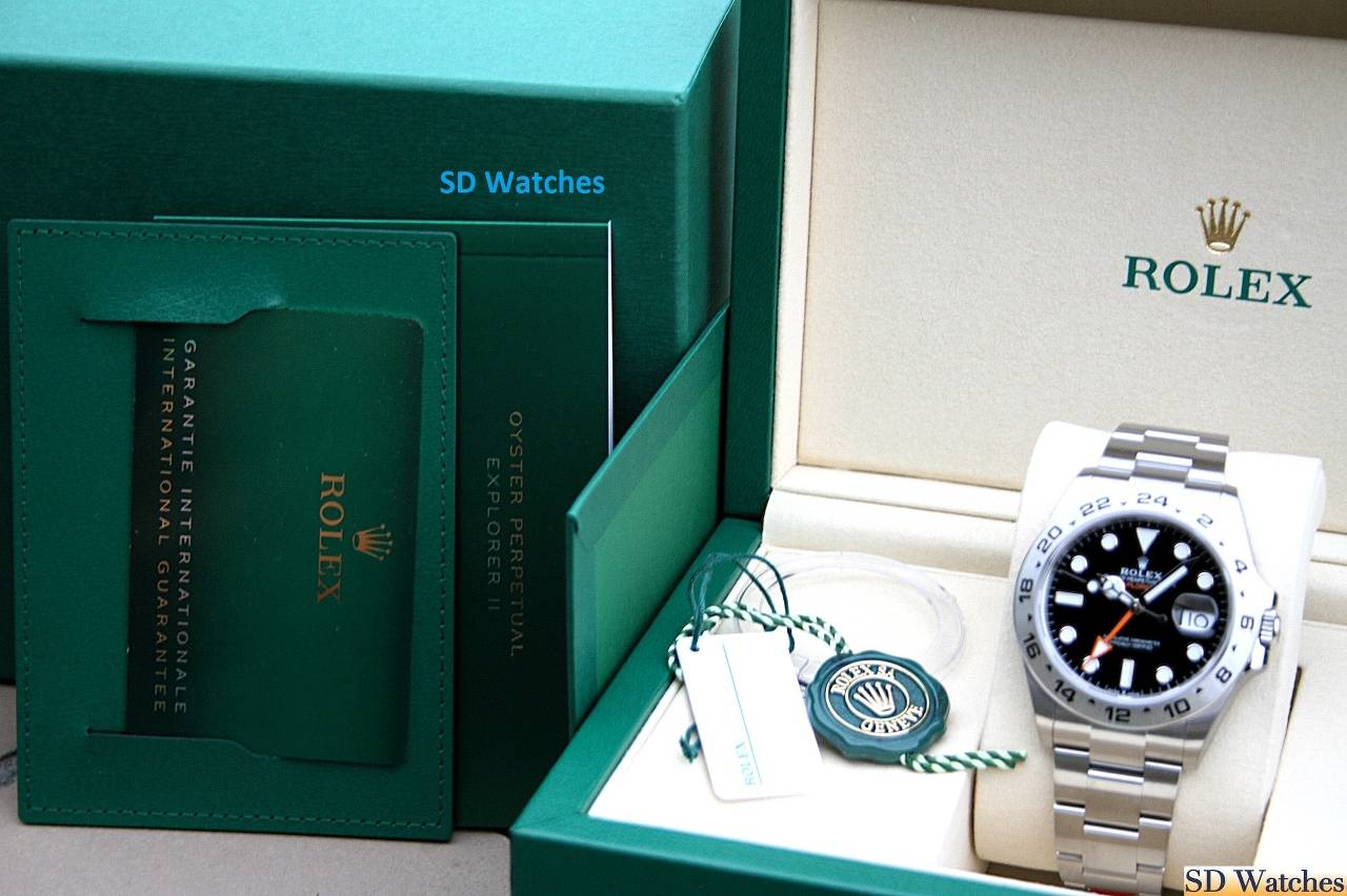 FS: ROLEX 226570 EXPLORER II WATCH BLACK DIAL 42MM NIB image 5