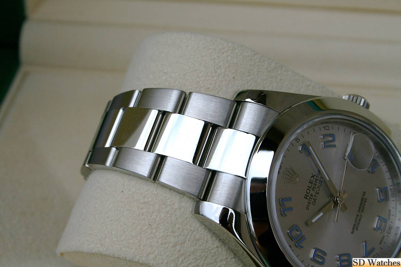 FS: ROLEX 116300 DATEJUST 41MM WATCH BLUE ARABIC DIAL image 3