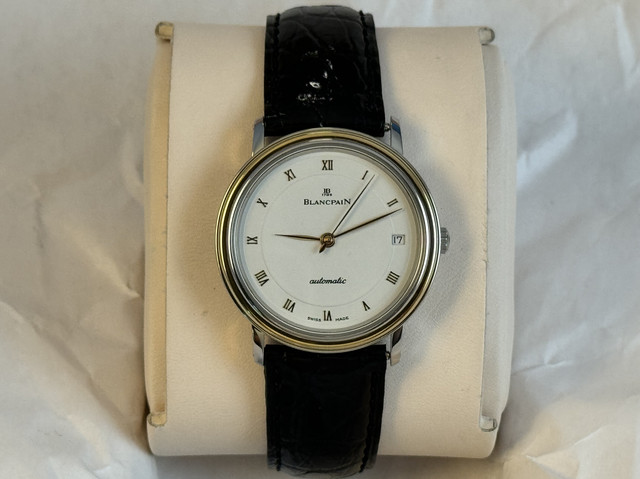 FS: Very Good Blancpain Villeret 1195, 34 mm, Steel & Gold, Boxes & Papers. Just fully Serviced, New Price Reduction image 3