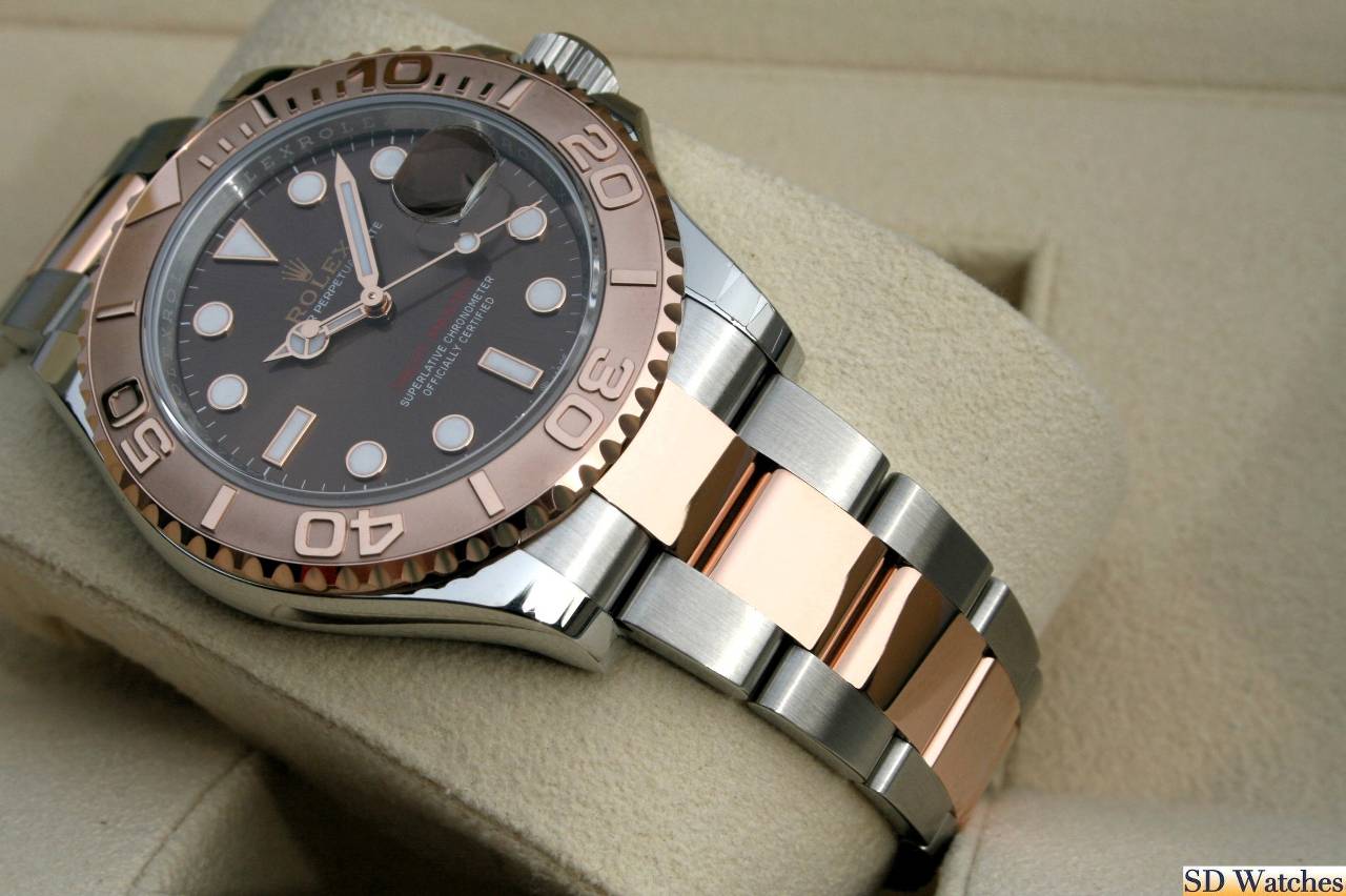 FS: ROLEX 126621 YACHTMASTER WATCH 18K/SS CHOCOLATE DIAL NIB image 2