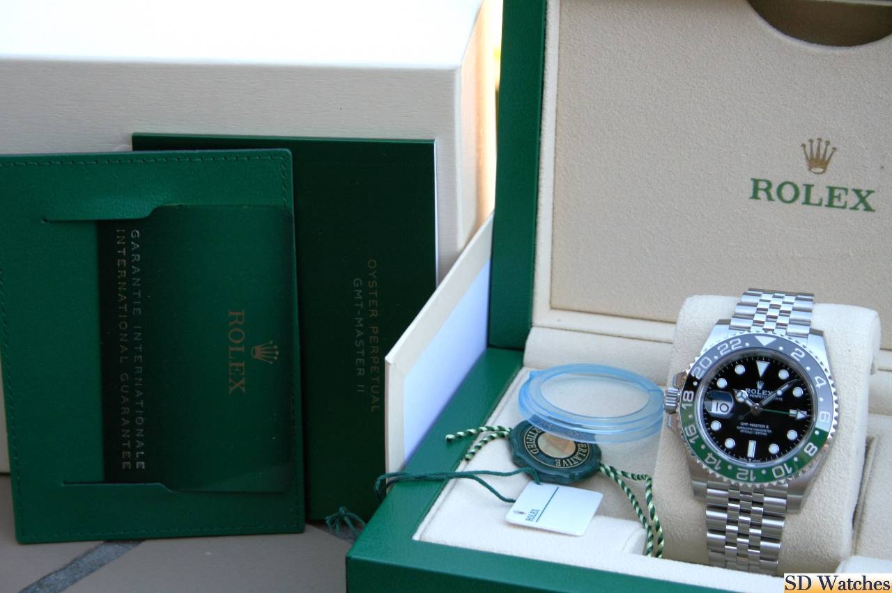 FS: Rolex 126720VTNR GMT MASTER II-LEFT HANDED SPRITE JUBILEE NIB image 5