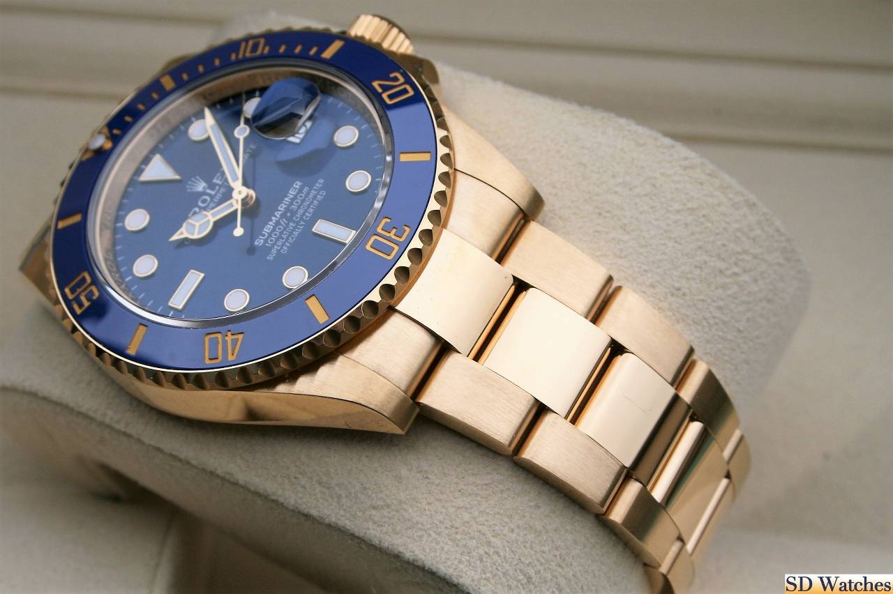 FSOT: ROLEX 126618 SUBMARINER BLUE 18K YELLOW GOLD image 2