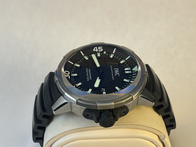 FS: Excellent IWC Aquatimer 2000, Titanium, Black, IW358002 46 mm. Boxes and Papers. New Price Reduction image 6