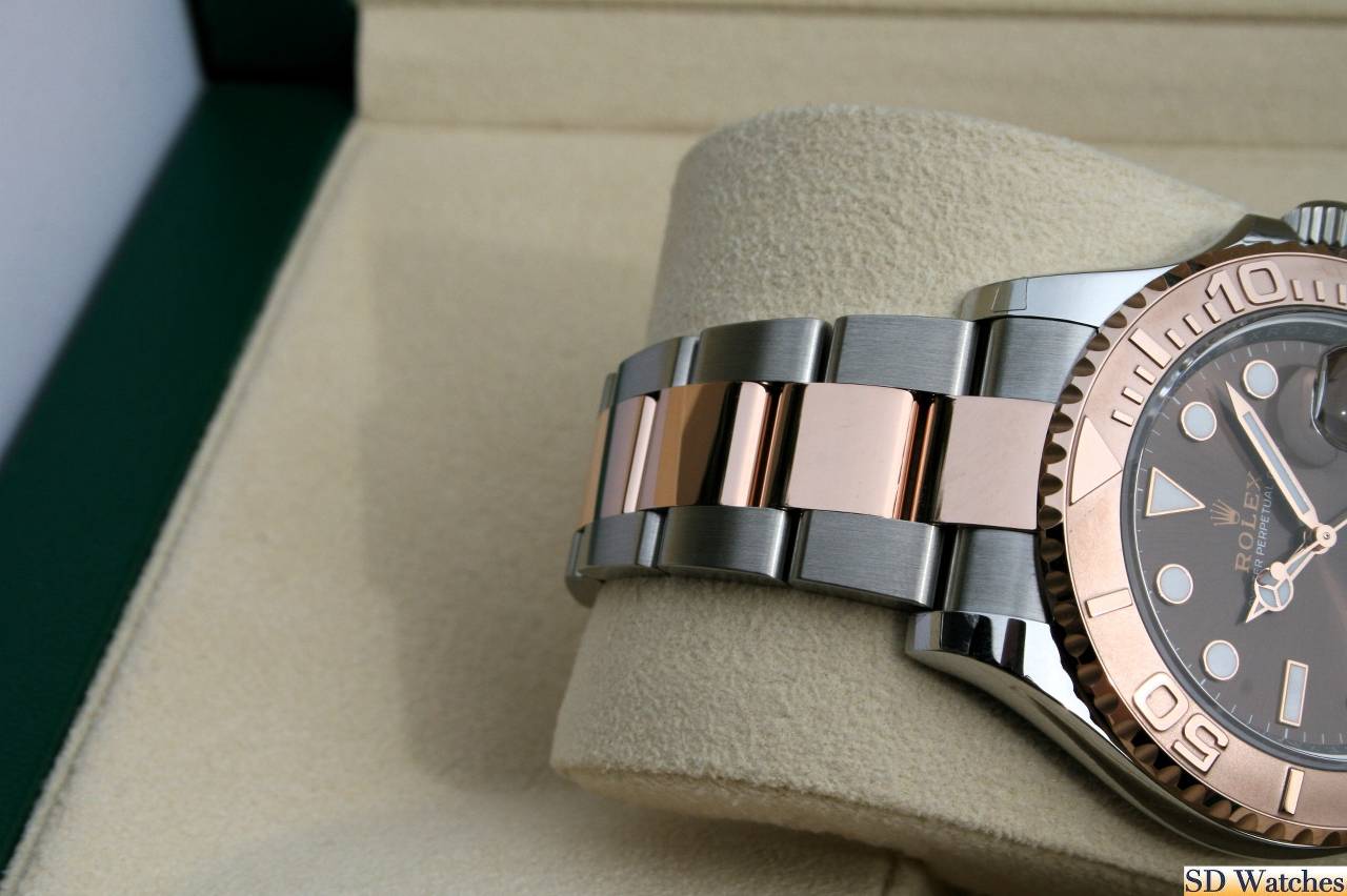 FS: ROLEX 126621 YACHTMASTER WATCH 18K/SS CHOCOLATE DIAL NIB image 3