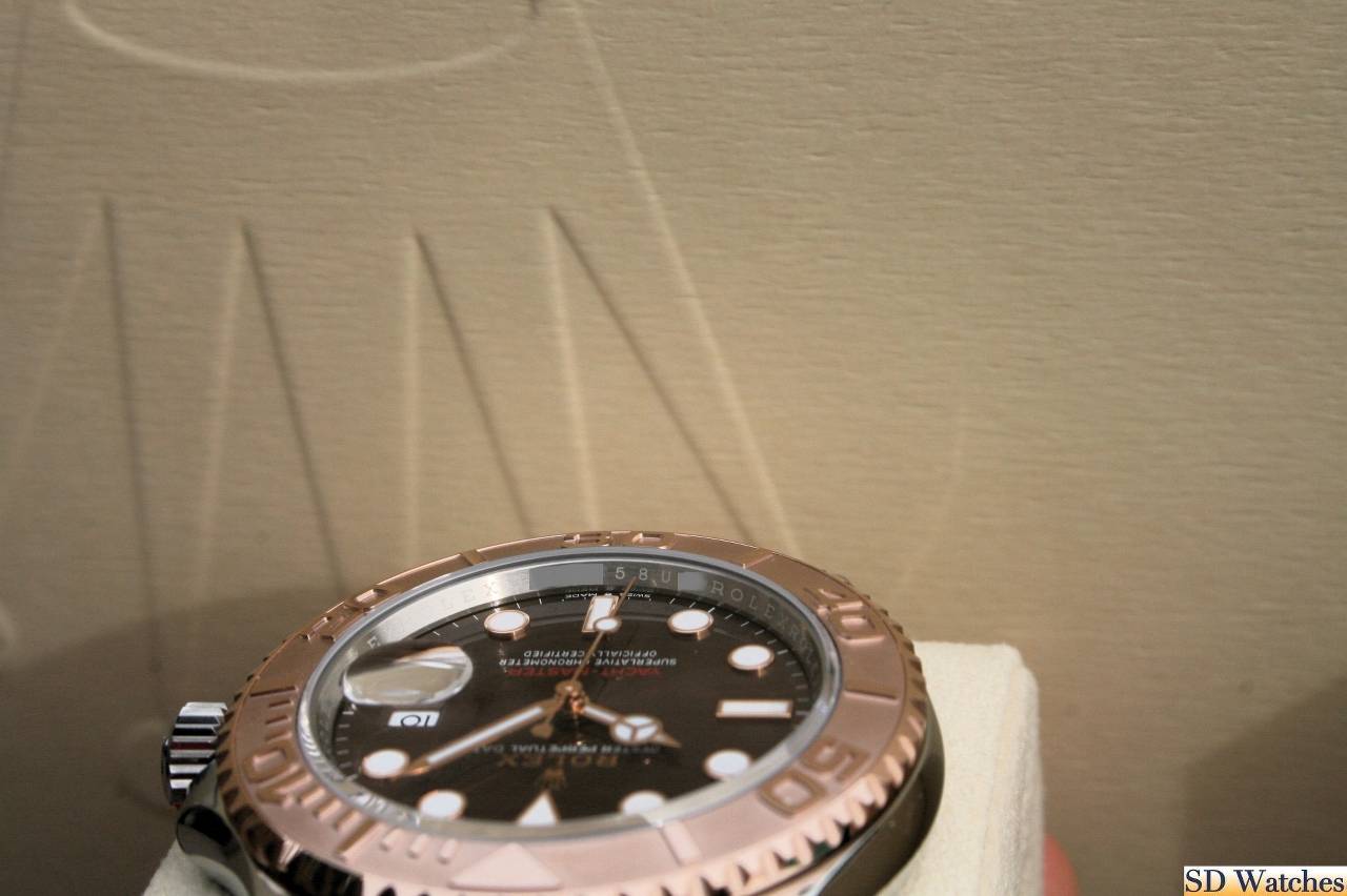 FS: ROLEX 126621 YACHTMASTER WATCH 18K/SS CHOCOLATE DIAL NIB image 5