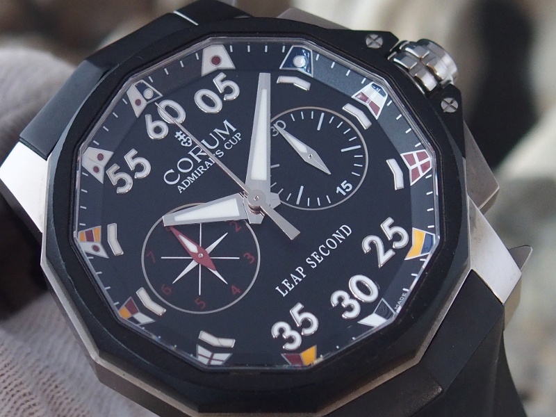 FS: Corum Admirals Cup Leap Second 48mm Ltd Ed 895.931.06 Exc Cond w/ Box FINAL PRICE image 5