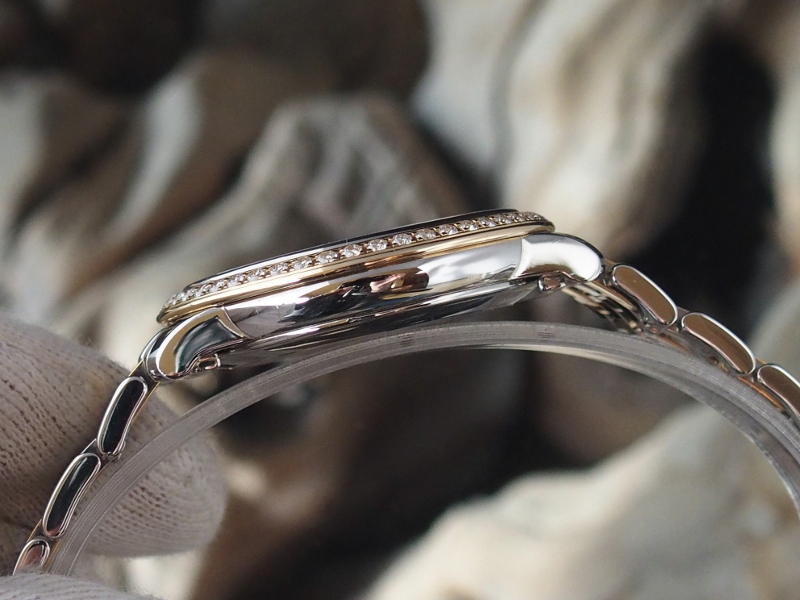 FS: Omega De Ville Prestige Co-Axial SS/18k YG Diamonds Mint CHEAPEST AROUND image 3