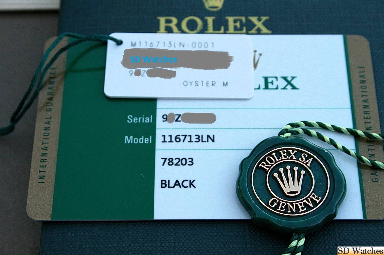 FS: ROLEX 116713 GMT MASTER II WATCH 18K/SS image 6