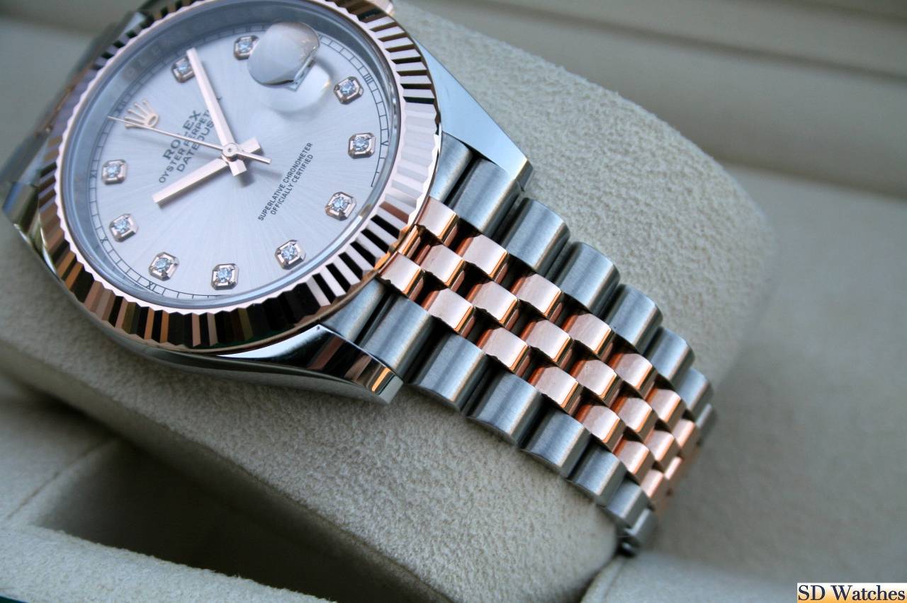 FS: ROLEX 126331 DATEJUST PINK SUNDUST DIAMOND DIAL JUBILEE image 2