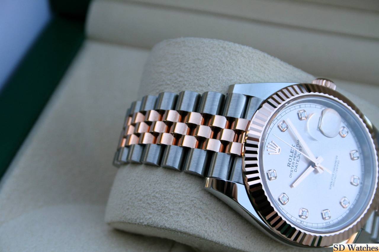 FS: ROLEX 126331 DATEJUST PINK SUNDUST DIAMOND DIAL JUBILEE image 3