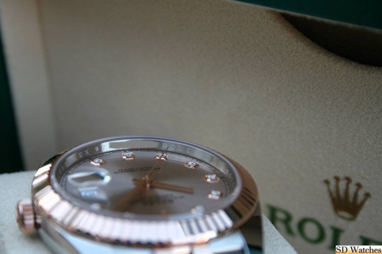 FS: ROLEX 126331 DATEJUST PINK SUNDUST DIAMOND DIAL JUBILEE image 5