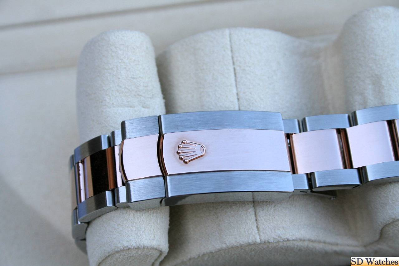 FS: ROLEX 126331 DATEJUST WATCH ROSE/STEEL WIMBLEDON DIAL 41MM image 4