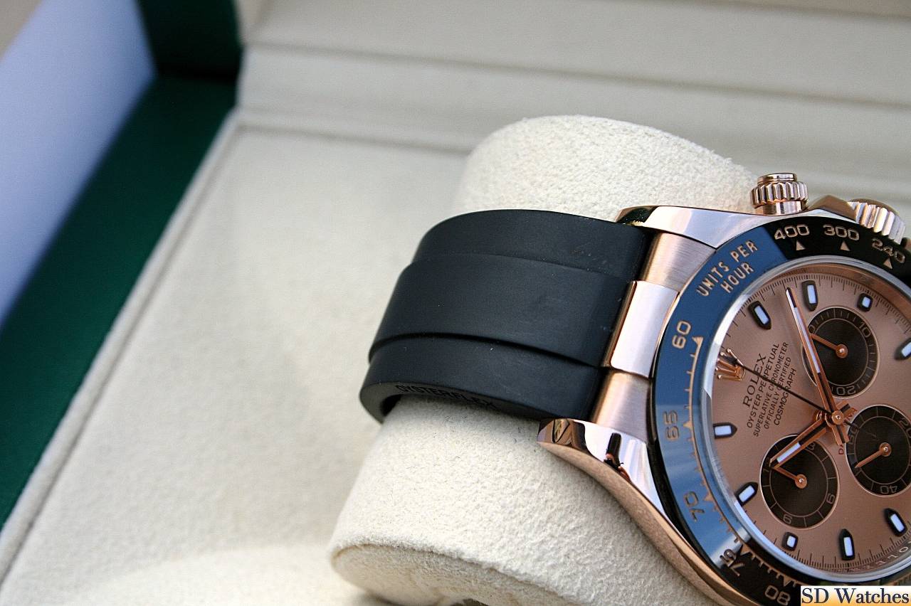 FS: ROLEX 116515 DAYTONA WATCH 18K ROSE GOLD ROSE DIAL image 3