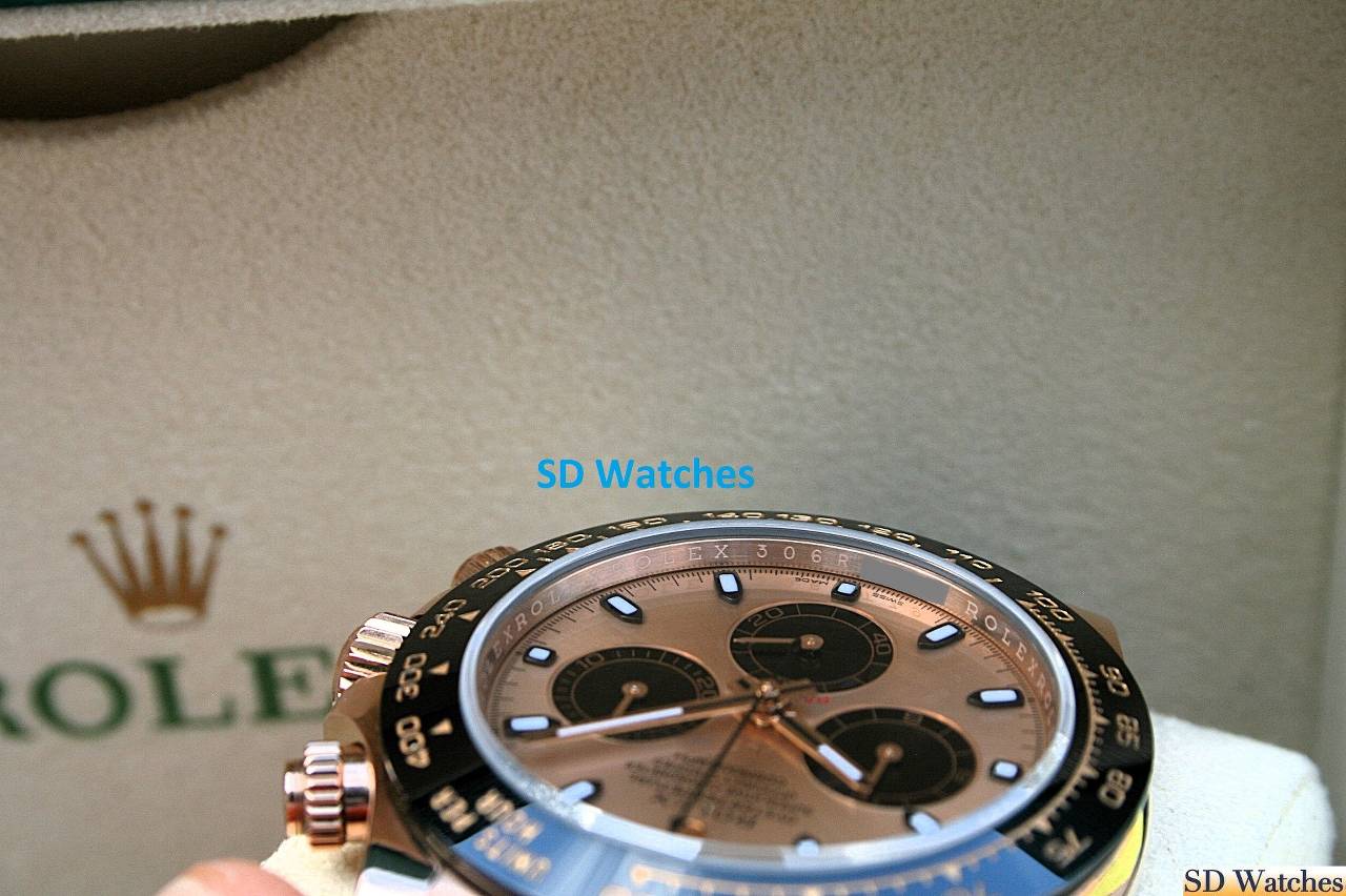 FS: ROLEX 116515 DAYTONA WATCH 18K ROSE GOLD ROSE DIAL image 5