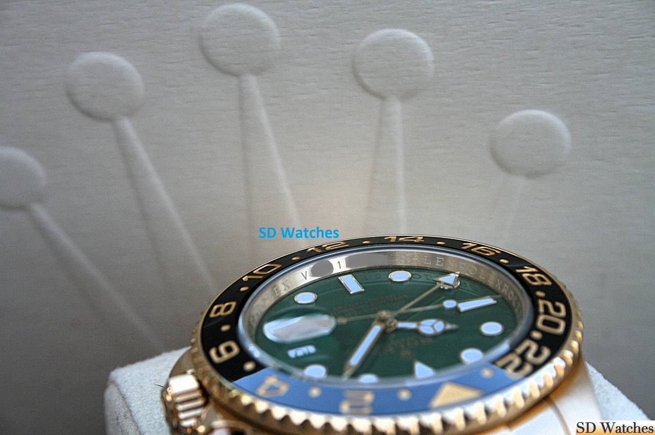 FS: ROLEX 116718 GMT MASTER II 18K YELLOW GOLD GREEN DIAL image 5